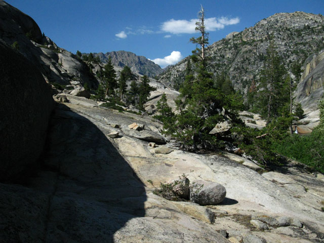 looking back upstream Summit City Creek